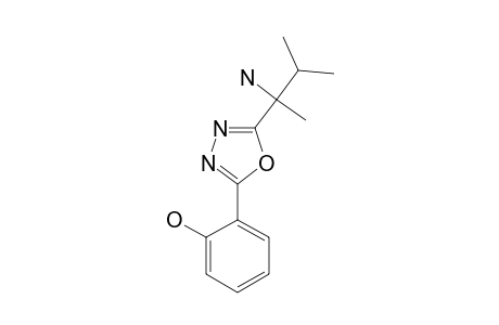 2-[5-(1-AMINO-1,2-DIMETHYLPROPYL)-1,3,4-OXADIAZOL-2-YL]-PHENOL