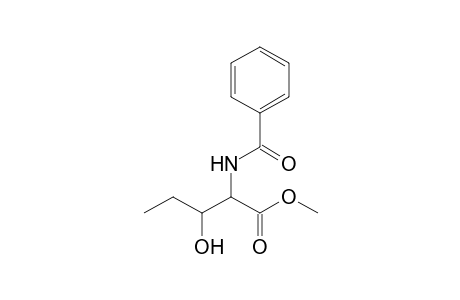 Methyl 2-(benzoylamido)-3-hydroxypentanoate