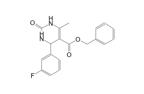 Benzyl 4-(3-fluorophenyl)-6-methyl-2-oxo-1,2,3,4-tetrahydro-5-pyrimidinecarboxylate