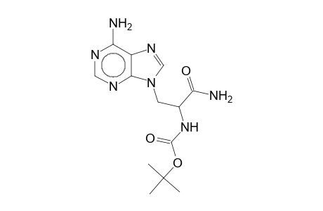 Adenine-9-propanamide, .alpha.-t-butoxycarbonylamino-