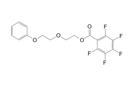2-(2-Phenoxyethoxy)ethanol-pentafluorobenzoyl ester