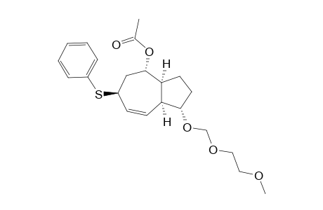 4-Acetoxy-1-[(2-methoxyethoxy)methoxy]-6-(thiophenoxy)-1.alpha.,2,3,3a.alpha.,4.alpha.,5,6a.beta.,8a.alpha.-octahydroazulene