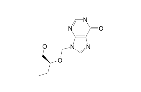 2S-9-[[1-Hydroxy-2-butoxy]methyl]-hypoxanthine