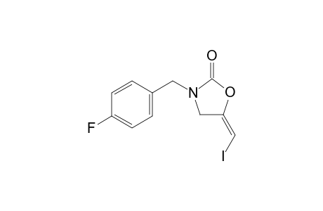 (E)-3-(4-fluorobenzyl)-5-(iodomethylene)oxazolidin-2-one