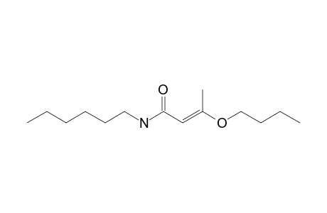 2-Butoxyprop-1-en-1-N-hexylamide