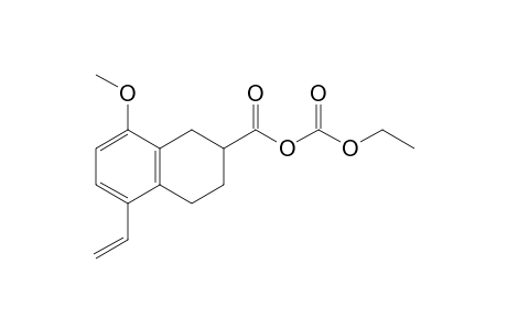5-Ethenyl-8-methoxy-1,2,3,4-tetrahydronaphthalene-2-carboxylic acid ethoxycarbonyl ester