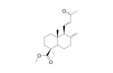 Methyl 13-oxo-14,15-dinor-labda-8(17),11E-dien-19-oate