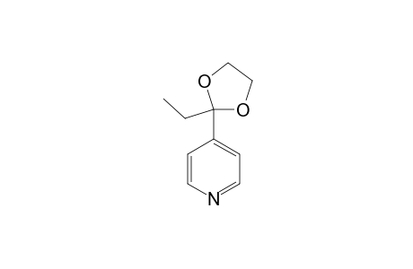 4-(2-Ethyl-1,3-dioxolan-2-yl)pyridine