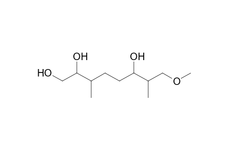 (2SR,3SR,6RS,7SR)-8-methoxy-3,7-dimethyloctane-1,2,6-triol