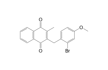 2-(2-Bromo-4-methoxy-benzyl)-3-methyl-[1,4]naphthoquinone