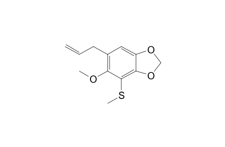 5-Methoxy-4-(methylthio)-6-(2'-propenyl)-1,3-benzodioxole