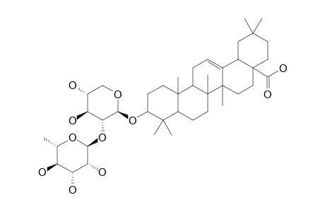 PROSAPOGENIN-PS-B;OLEANOLIC-ACID-3-O-ALPHA-L-RHAMNOPYRANOSYL-(1->2)-BETA-D-XYLOPYRANOSIDE