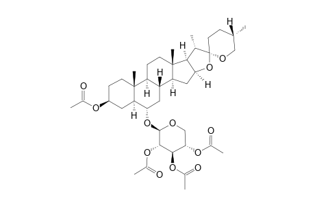 6-ALPHA-O-BETA-D-XYLOPYRANOSYL-(25R)-5-ALPHA-SPIROSTAN-3-BETA-OL-PERACETATE