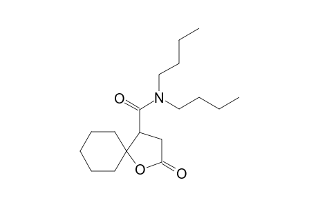 N,N-dibutyl-2-oxo-1-oxaspiro[4.5]decane-4-carboxamide