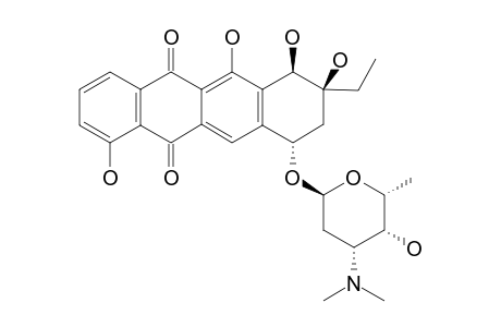 YELLAMYCIN-A;7-O-(ALPHA-L-RHODOSAMINYL)-ALPHA-CITROMYCINONE