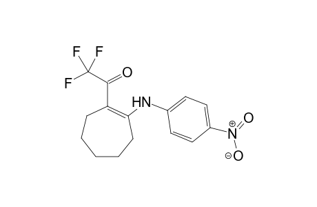 2-Trifluoroacetyl-1-(4-nitrophenylamino)-cycloheptene