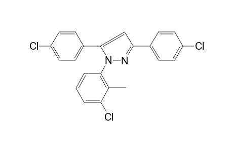 1-(3-Chloranyl-2-methyl-phenyl)-3,5-bis(4-chlorophenyl)pyrazole