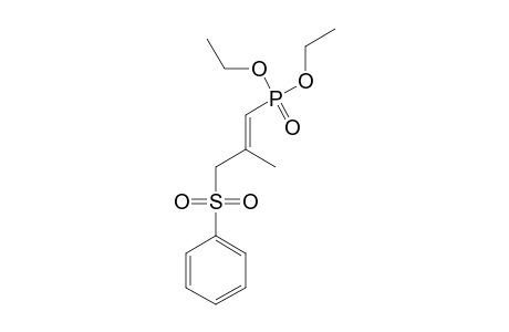 [(E)-3-diethoxyphosphoryl-2-methylprop-2-enyl]sulfonylbenzene