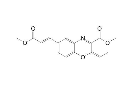 Methyl-2-ethenyl-6-[(methoxycarbonyl)ethenyl]-[2H]-(1,4)-benzoxazine-3-carboxylate