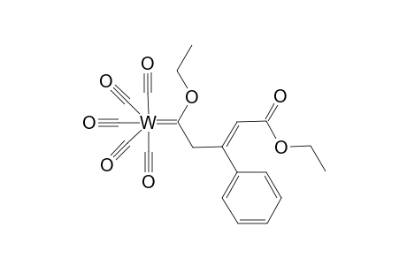 (4Z)-2-Ethoxy-5-ethoxycarbonyl-4-phenyl-1-pentacarbonyltungsta-1,4-pentadiene