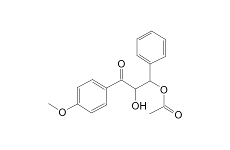 2-Hydroxy-2-(p-methoxybenzoyl)-1-phenylethyl acetate