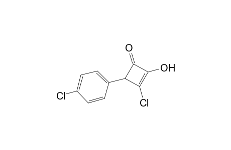 3-Chloranyl-4-(4-chlorophenyl)-2-oxidanyl-cyclobut-2-en-1-one