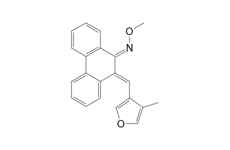 (E)-methoxy-[(10E)-10-[(4-methyl-3-furyl)methylene]-9-phenanthrylidene]amine