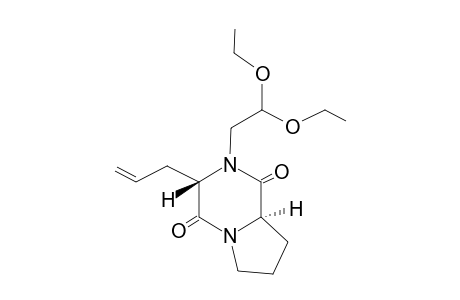 (3S,6R)-6-Allyl-1-(2,2-diethoxyethyl)-3,4-propylidene-1,4-piperazine-2,5-dione