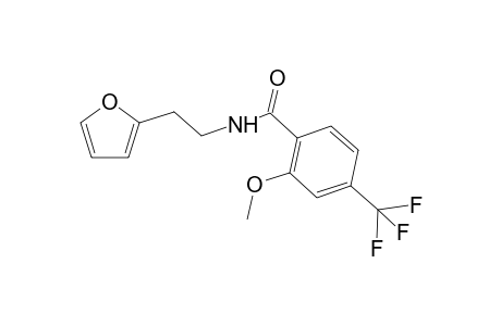 Benzamide, N-[2-(2-furanyl)ethyl]-2-methoxy-4-(trifluoromethyl)-