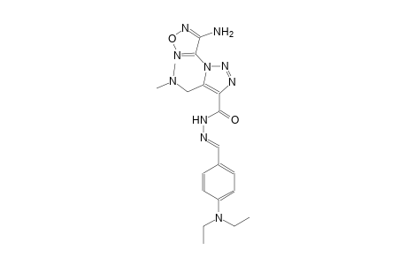 1-(4-amino-1,2,5-oxadiazol-3-yl)-N'-{(E)-[4-(diethylamino)phenyl]methylidene}-5-[(dimethylamino)methyl]-1H-1,2,3-triazole-4-carbohydrazide