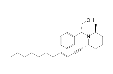 (2S,6R,1'R)-N-(2-Hydroxy-1-phenylethyl)-2-methyl-6-[(E)-undec-3-en-1-ynyl]piperidine