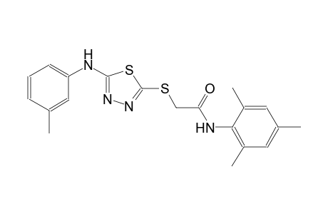 N-mesityl-2-{[5-(3-toluidino)-1,3,4-thiadiazol-2-yl]sulfanyl}acetamide