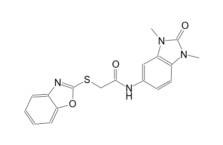 acetamide, 2-(2-benzoxazolylthio)-N-(2,3-dihydro-1,3-dimethyl-2-oxo-1H-benzimidazol-5-yl)-