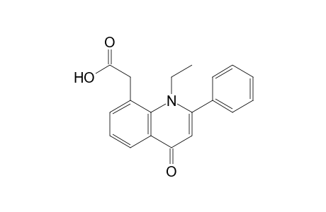 2-(1-Ethyl-4-keto-2-phenyl-8-quinolyl)acetic acid