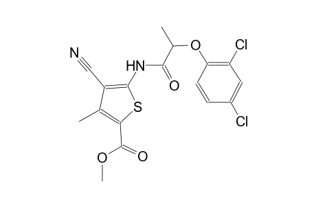 methyl 4-cyano-5-{[2-(2,4-dichlorophenoxy)propanoyl]amino}-3-methyl-2-thiophenecarboxylate