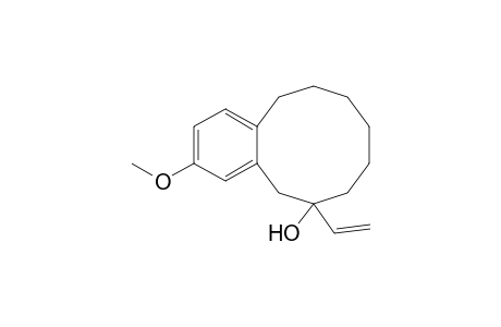 3-Methoxy-6-vinyl-7,8,9,10,11,12-hexahydro-6(5H)-benzocyclodecenol