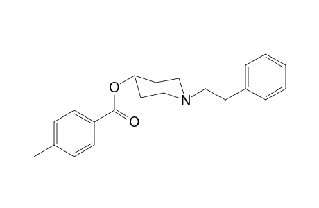 1-(2-Phenylethyl)piperidin-4-yl-4-methyl benzoate