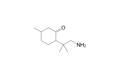 5-Methyl-2-(1,1-dimethyl-2-aminoethyl)cyclohexanone