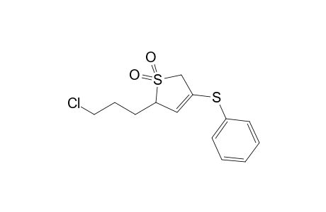 2-(3-Chloropropyl)-4-(phenylthio)-3-sulfolene