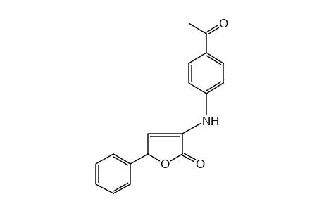 3-(p-ACETYLANILINO)-5-PHENYL-2(5H)-FURANONE