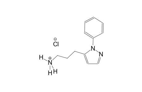 3-(1-phenyl-1H-pyrazol-5-yl)-1-propanaminium chloride
