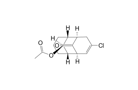 Tricyclo[5.3.1.1(2,6)]dodec-8-en-11-one, 12-(acetyloxy)-9-chloro-, (1.alpha.,2.beta.,6.beta.,7.alpha.,12S*)-