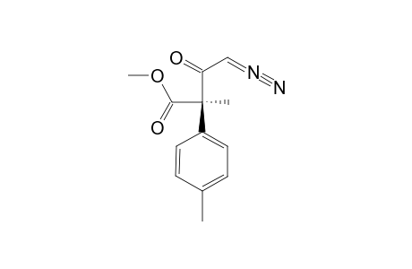 (R)-(+)-METHYL-4-DIAZO-2-METHYL-2-(4-METHYLPHENYL)-3-OXOBUTANOATE