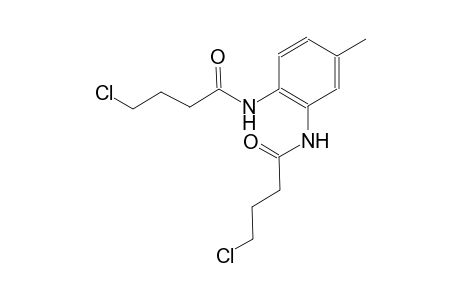 4-chloro-N-{2-[(4-chlorobutanoyl)amino]-4-methylphenyl}butanamide