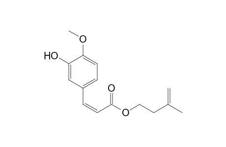 3'-Methyl-3'-butenyl (Z)-3-(3"-hydroxy-4"-methoxyphenyl)-2-propenoate