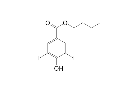 3,5-Diiodo-4-hydroxy-benzoic acid, butyl ester