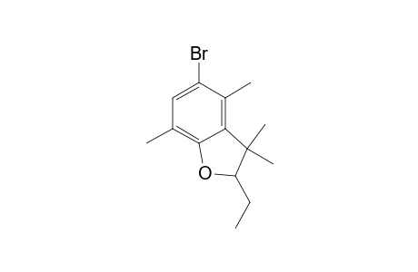 5-Bromo-2-ethyl-3,3,4,7-tetramethyl-2,3-dihydrobenzofuran