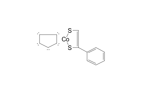 Cobalt, cyclopentadienyl(1-phenyl) 1,2-dithiolatoethene