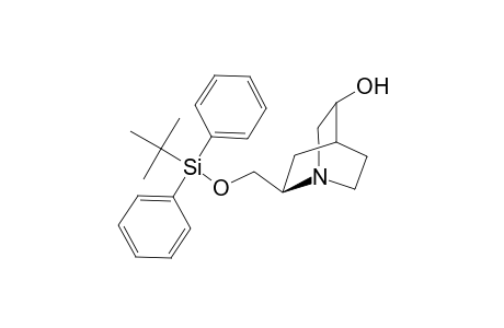 (2R)-2-(Tert-butyldiphenylsilyloxymethyl)-1-azabicyclo[2.2.2]octan-5-ol