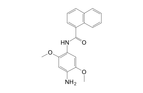 1-Naphthalenecarboxamide, N-(4-amino-2,5-dimethoxyphenyl)-